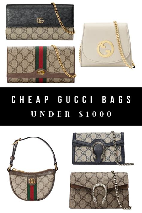 i buy the cheapest thing on gucci|gucci handbags under 1000.